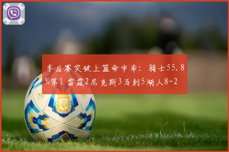 季后赛突破上篮命中率：骑士55.8%第1 雷霆2尼克斯3马刺5湖人8
