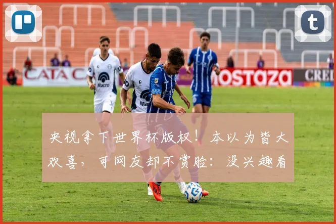 央视拿下世界杯版权！本以为皆大欢喜，可网友却不赏脸：没兴趣看